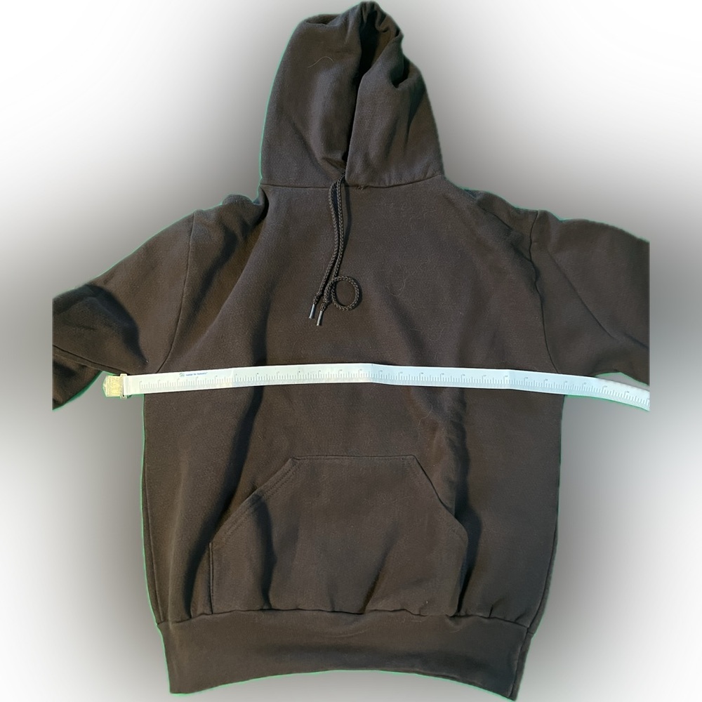 Vintage Brown Made in USA Drawstring Hoodie